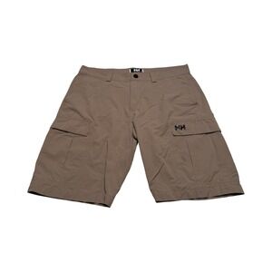 Helly Hansen Mens 38 Cargo Shorts Tan Khaki Quick Dry Hiking Sailing Outdoor HH
